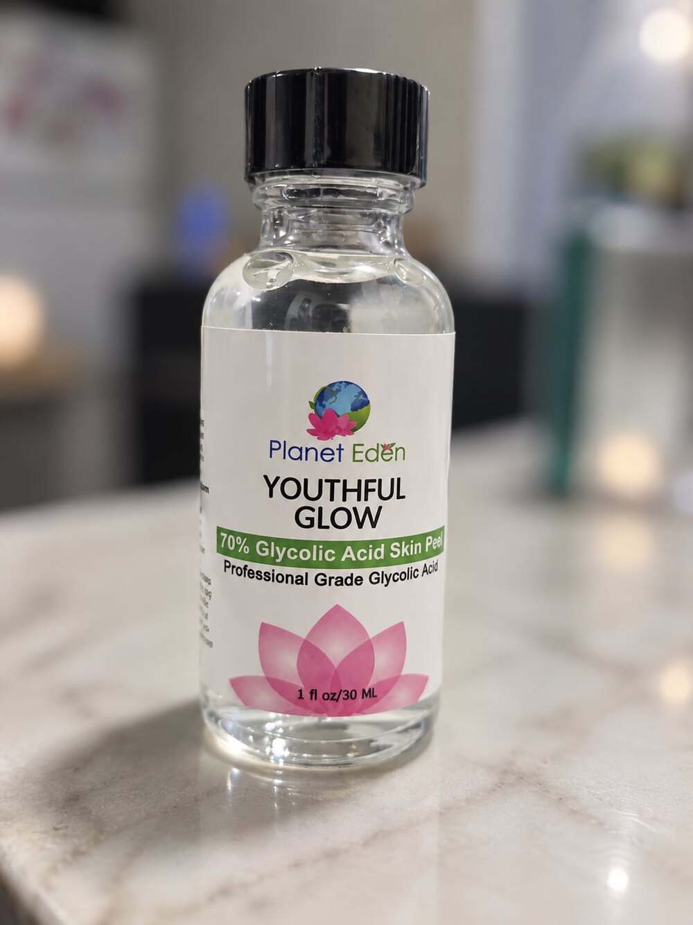 Planet Eden Youthful Glow 70% Glycolic Acid Skin Peel 1 fl oz
